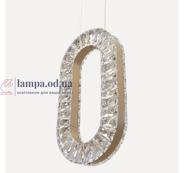 Одиночный светодиодный хрустальный подвес Artlight 7709/1A-GD, золото, 22 Вт 7709/1A-GD фото