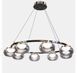 Світлодіодна люстра підвісна Artlight LQ7125-8 з вісьма графітовими плафонами, 50W LQ7125-8 фото 4