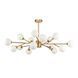 Современная люстра Levistella 7529806-15 BRZ+WH бронза на 15 плафонов G9 LVS5143 фото 1
