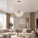 Каскадна люстра з 18 прозорими скляними кулями Levistella 7522706-6 (18) CR+CL, 6 ламп G9, хром, 50 x 30 см, 10-18 м&sup2; LVS7115 фото 1