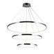Потолочная люстра LED Levistella 7529832-3A CHROME LED (400+600+800), 130W, диаметр 400/600/800 мм, хромированный металл LVS5229 фото 2