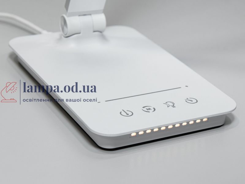 Настільна лампа LED Diasha 5502P SL, 6W, регульована висота, білий пластик, для дитячої кімнати 5502P SL фото