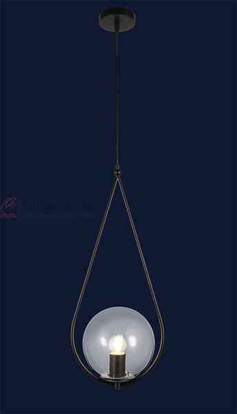 Подвесной светильник Levistella 9163725-1 BK+CL, черный+прозрачный, современный стиль для дома LVS3477 фото
