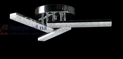 Люстра стельова LED Splendid Ray LT8007/3, 80W, хром, білий, сучасний стиль, з пультом, 3 лампи, димер, 47 см 30420416 фото