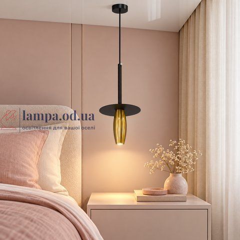 Подвесной LED светильник Diasha QY-H1173YB, черный с бронзой, 8 Вт QY-H1173YB фото