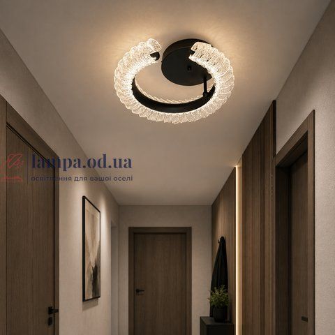 Сучасний LED світильник Diasha 2509/400BK з пультом і димером 2509/400BK фото