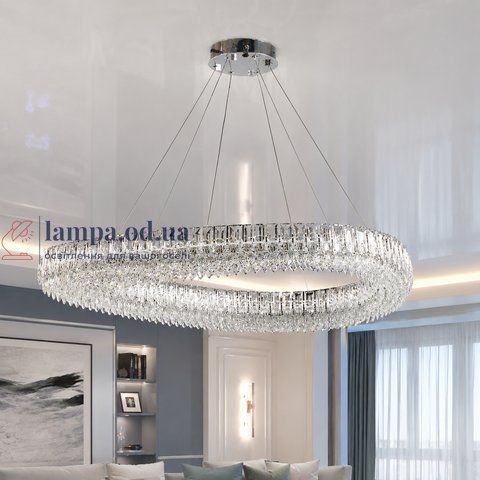 Світлодіодна люстра L7069/1000/1 LED (CH+clear) 30436279 фото