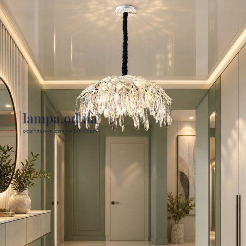 Кришталева люстра Splendid Ray LP8065F/D600/8 (WT), 8&times;E14, 16-25 м&sup2; 30439753 фото