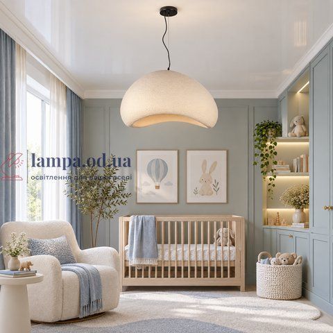 Подвесная дизайнерская люстра с крупным плафоном Levistella 909XL3561 (700) BEIGE, 1xE27, бежевый, 70 см LVS6896 фото