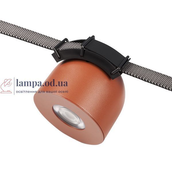 Трековий світильник LED Levistella 78012-BL08 ORG, 12W, 4000K, терракотовий, для текстильної трекової системи LVS4999 фото