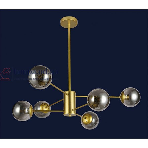 Люстра молекула Levistella 7526033-6 GD+BK LVS2494 фото