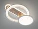 Потолочная LED люстра Diasha золото 73W с пультом 3 режима 8819/400+300 фото 3