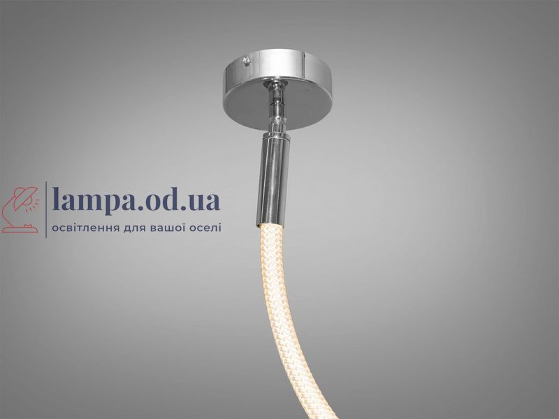 Люстра стельова LED Diasha 9610-2000CH Шланг, 22Вт, 3200K, хром, для коридору, вітальні, кухні 9610-2000CH фото