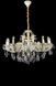 Люстра свеча LED Splendid Ray L05241/16+2P, 18 ламп, E14, белая/золотая/коричневая 30334098 фото 1