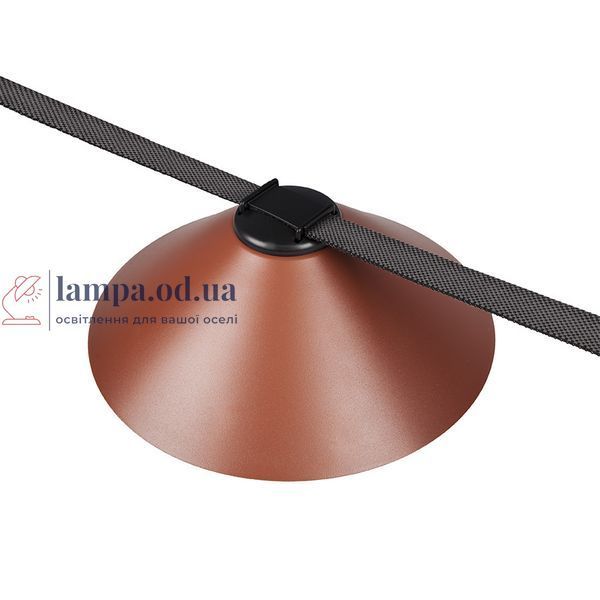 Трековий світильник LED Levistella 78012-BL06 ORG, 12W, 4000K, терракотовий, для текстильної трекової системи LVS4993 фото