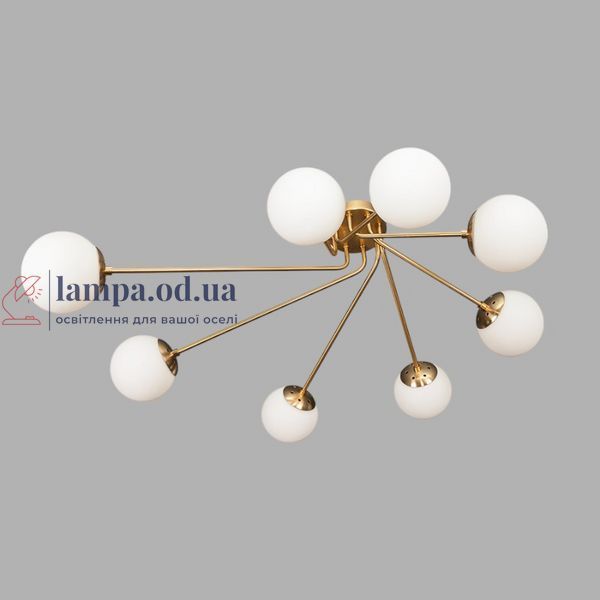 Люстра модерн Levistella 7529803-8 BRZ+WH LVS4923 фото