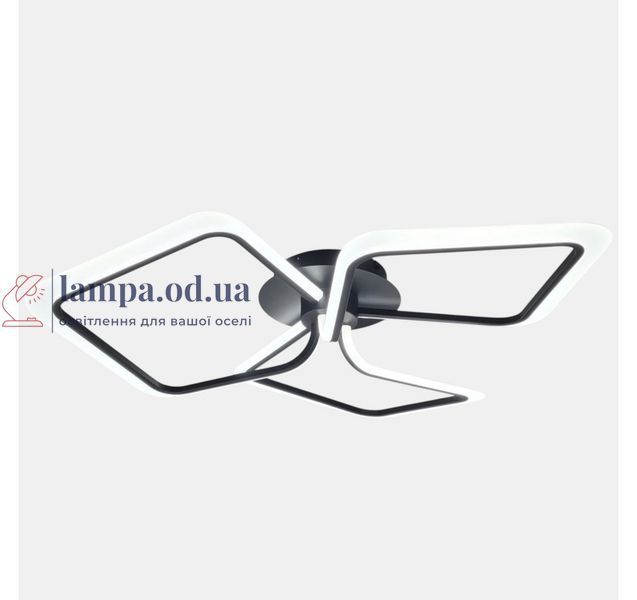 Черная потолочная LED люстра с 3 геометрическими контурами Artlight 2406-3L-BK 2406-3L-BK фото