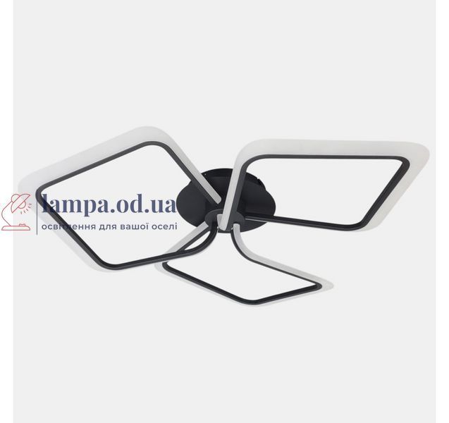 Черная потолочная LED люстра с 3 геометрическими контурами Artlight 2406-3L-BK 2406-3L-BK фото