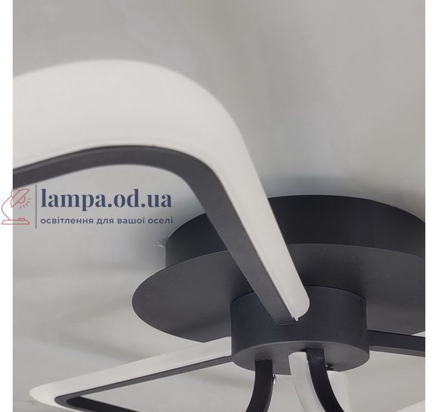 Черная потолочная LED люстра с 3 геометрическими контурами Artlight 2406-3L-BK 2406-3L-BK фото