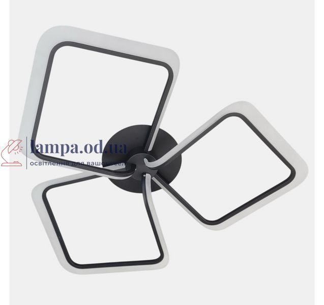 Черная потолочная LED люстра с 3 геометрическими контурами Artlight 2406-3L-BK 2406-3L-BK фото