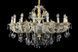 Люстра свеча LED Splendid Ray L05241/16+2P, 18 ламп, E14, белая/золотая/коричневая 30334098 фото 3