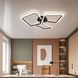 Черная потолочная LED люстра с 3 геометрическими контурами Artlight 2406-3L-BK 2406-3L-BK фото 1