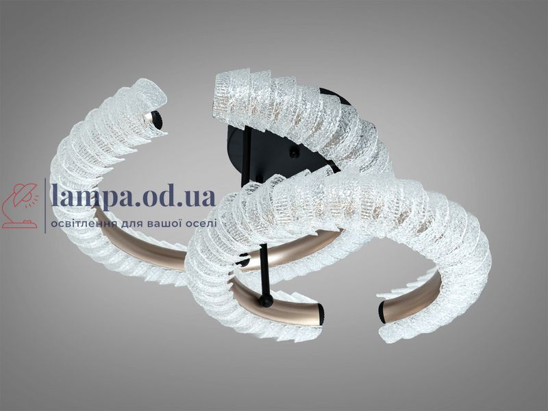 LED люстра Diasha 2509/500+400 з пультом і декоративною підсвіткою 2509/500+400BK фото