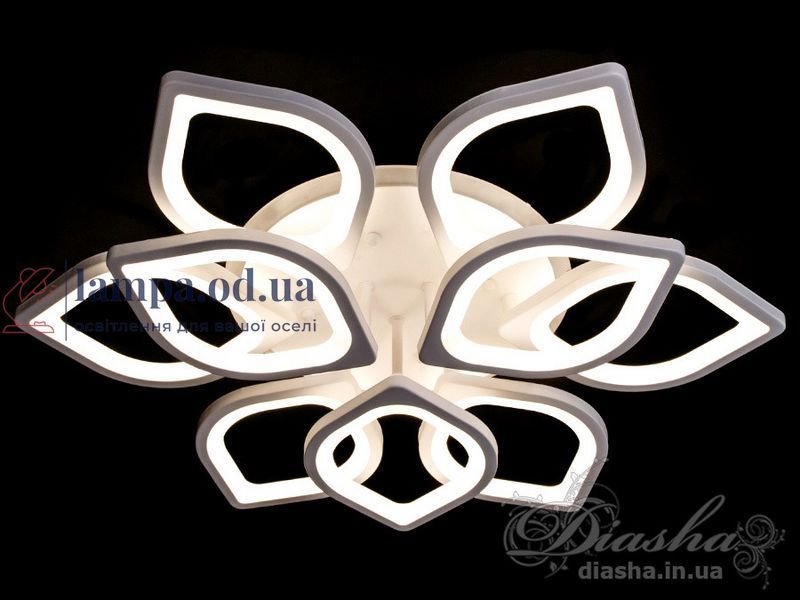 Светодиодные люстры Diasha 8073/6+3WH LED 3color dimmer 8073/6+3WH LED 3color d фото