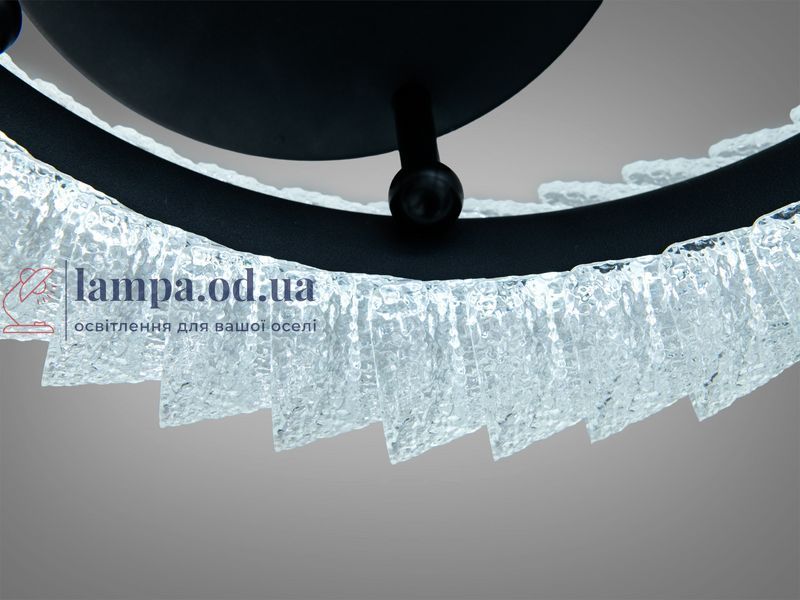 LED люстра Diasha 2509/500+400 з пультом і декоративною підсвіткою 2509/500+400BK фото