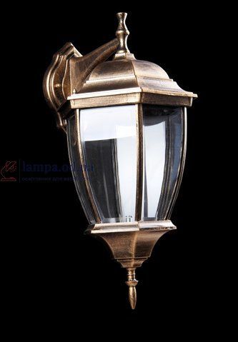 Фасадный светильник E27 Splendid Ray U35512B-1(BG), 60W, бронзовый металл/стекло, современный стиль 30267361 фото