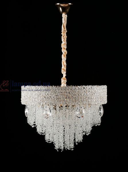 Підвісна кришталева люстра Splendid Ray L5744/500/6 (FGD), золото, 6 ламп E14, від 10-18 м&sup2; 30438455 фото