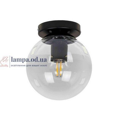 Світильник стельовий шар Levistella 756XPR150F-1 BK+CL LVS4157 фото