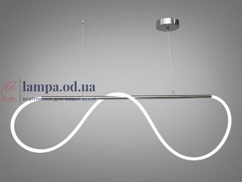 Люстра світлодіодна Diasha Y2101-L1200CH 15W, срібний, сучасний стиль для коридору, вітальні, спальні, кухні, офісу, кафе Y2101-L1200CH фото