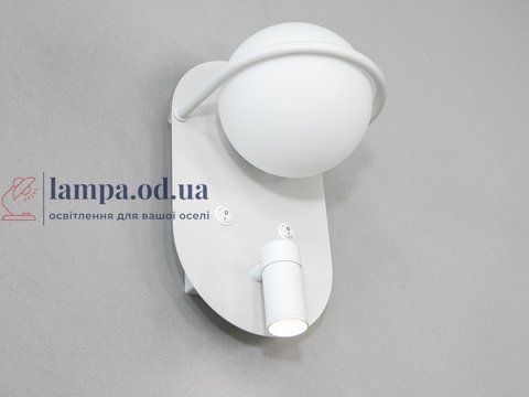 Бра настінне LED Diasha F3776WH Loft, 2W, біле, IP20, мінімалістичний стиль F3776WH фото
