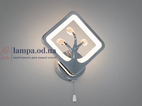 Світлодіодне бра Diasha 8157/1HR 15W хром сучасний дизайн 8157/1HR фото