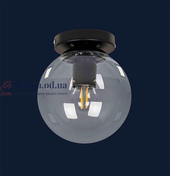 Світильник стельовий шар Levistella 756XPR150F-1 BK+CL LVS4157 фото