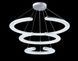 Светодиодная люстра Splendid Ray L110/800+600+400/3 LED, 100W, белый, металл, современный стиль 30432374 фото 2