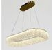 Овальная хрустальная LED люстра над столом ArtLight 505/800*350GD, 80 Вт, золото, 80,5 x 35,5 см, 20-30 м&sup2; 505/800*350GD фото 4