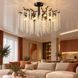 Кришталева люстра Гліцинія Splendid Ray LP8078/D600/8 (BK), 8 &times; E14, 13-20 м2 30439852 фото 1