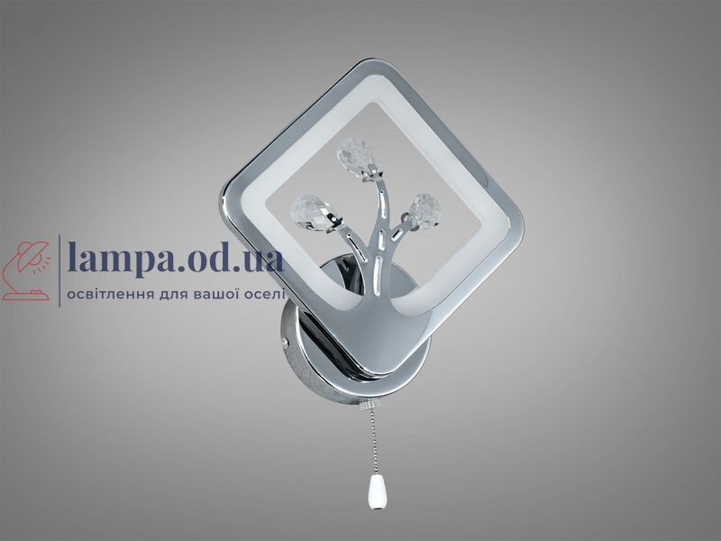 Світлодіодне бра Diasha 8157/1HR 15W хром сучасний дизайн 8157/1HR фото