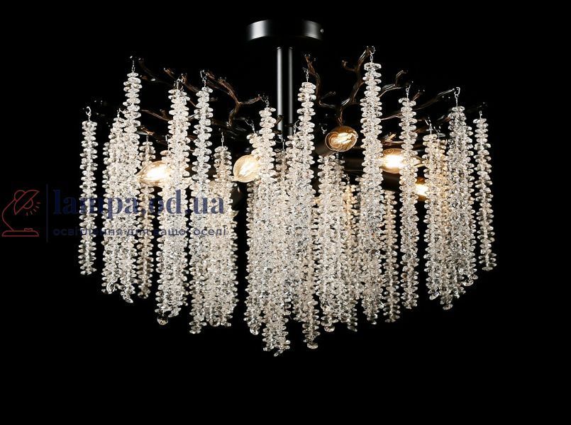 Кришталева люстра Гліцинія Splendid Ray LP8078/D600/8 (BK), 8 &times; E14, 13-20 м2 30439852 фото