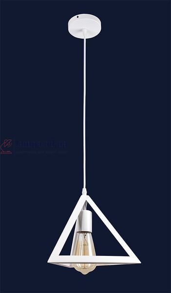Подвесной светильник Levistella 756PR220F-1 WH, E27, 220x220мм, белый, стиль лофт LVS1796 фото