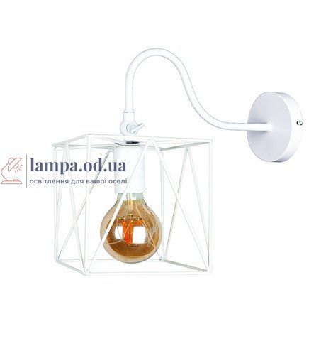 Бра настінне Levistella 756WPR103F3-1 WH, E27, 60W, білий метал, стиль лофт LVS2734 фото