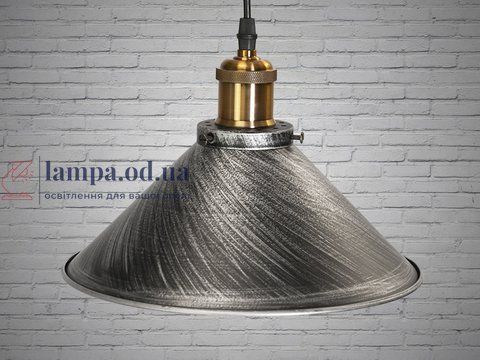 Світильник підвісний Diasha 6855-260-BK-SV Loft, E27, 40W, чорний метал, сучасний стиль, регульована висота, IP20 6855-260-BK-SV фото