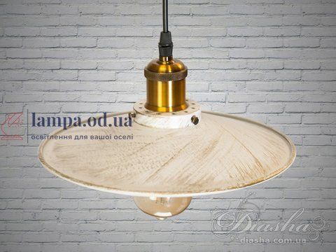 Світильник підвісний E27 Diasha 6856-260-WH-G Loft, 40W, регульована висота, металевий каркас, сучасний стиль для дому 6856-260-WH-G фото