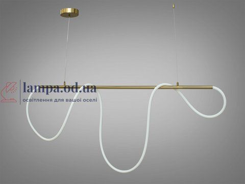 Люстра світлодіодна Diasha Y2101-L1500GD, 22Вт, золотий, регульована висота, для коридору та вітальні Y2101-L1500GD фото