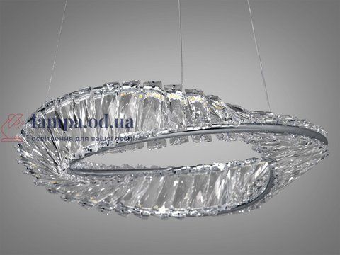 Люстра стельова LED Diasha 548/400CH, 45W, хром, діаметр 36 см, висота 95 см, сучасний стиль для дому 548/400CH фото