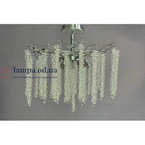 Люстра глициния Linisoln 8078-600 C CH/FG Потолочная 8078-600 C CH/FG Стельо фото