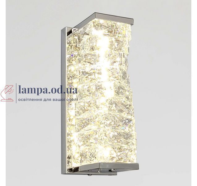 Світлодіодне настінне бра Artlight 88031/290WCH, 19 Вт, хром та прозоре скло 88031/290WCH фото