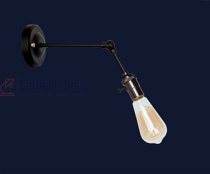 Настенное бра E27 Levistella 752WM1904-1, 60W, черный металл, современный стиль для дома LVS04401 фото